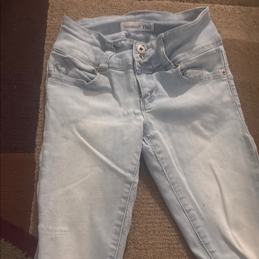 YMI High Rise Blue Jeans with Stretch